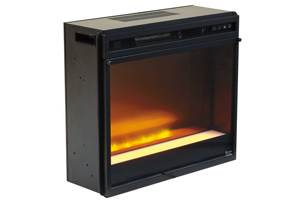 Entertainment Accessories Black Electric Fireplace Insert - Gate FurnitureFireplace