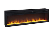 Entertainment Accessories Black Electric Fireplace Insert - Lara FurnitureFireplace