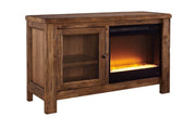 Entertainment Accessories Black Electric Fireplace Insert - Lara FurnitureFireplace