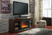 Entertainment Accessories Black Electric Fireplace Insert - Lara FurnitureFireplace