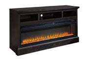 Entertainment Accessories Black Electric Fireplace Insert - Lara FurnitureFireplace