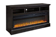 Entertainment Accessories Black Electric Fireplace Insert - Gate FurnitureFireplace