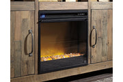 Entertainment Accessories Black Electric Fireplace Insert - Lara FurnitureFireplace