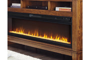 Entertainment Accessories Black Electric Fireplace Insert - Lara FurnitureFireplace
