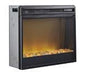 Entertainment Accessories Black Electric Fireplace Insert - Gate FurnitureFireplace
