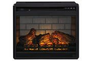 Entertainment Accessories Black Electric Infrared Fireplace Insert - Lara FurnitureFireplace