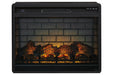 Entertainment Accessories Black Electric Infrared Fireplace Insert - Gate FurnitureFireplace
