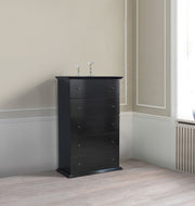 Erika Black 4 pc Queen Bedroom Set - ERIKABEDROOM-4PCQ