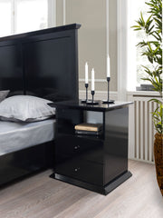 Erika Black 4 pc Queen Bedroom Set - ERIKABEDROOM-4PCQ