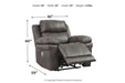 Erlangen Midnight Power Recliner - Gate FurniturePower Recliner