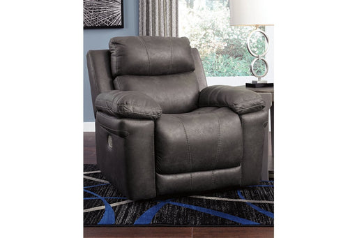 Erlangen Midnight Power Recliner - Gate FurniturePower Recliner