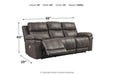 Erlangen Midnight Power Reclining Sofa - Gate FurniturePower Reclining Sofa