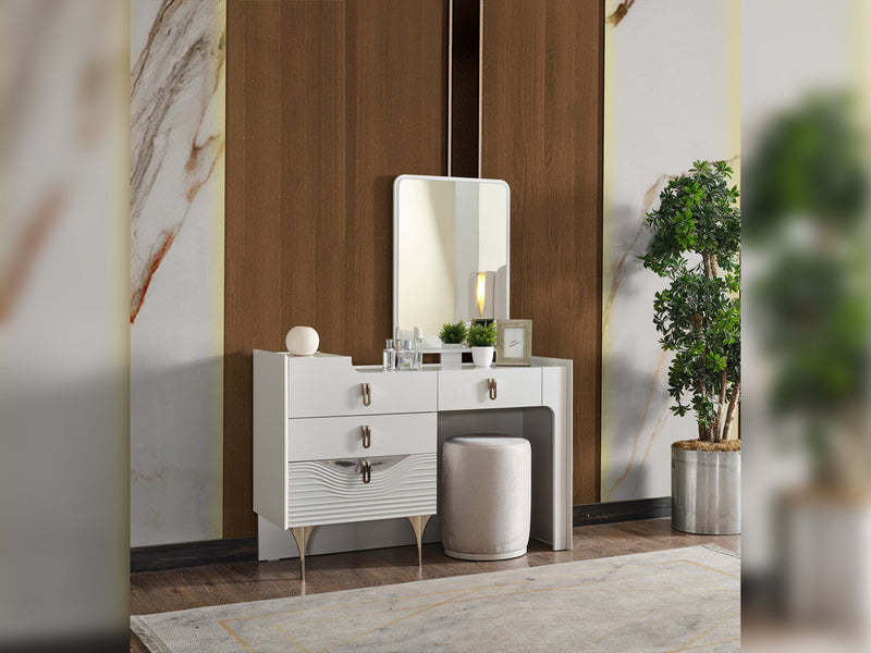 Esperanza Dresser With Mirror & Ottoman - 200-ELIF-ESP-A231-DR