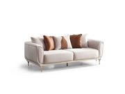 Esperanza Stationary Sofa in White - 200-ELIF-ESP-A234-3