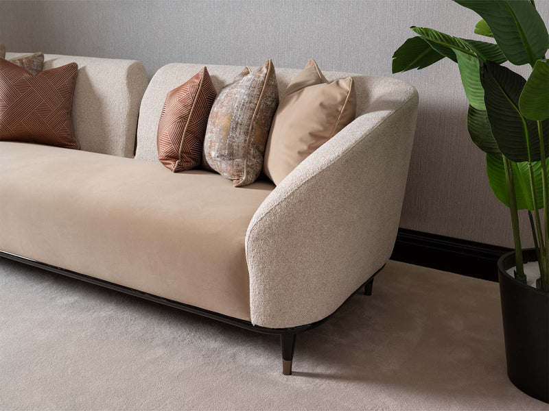 Essenza 4-pieces (2 Sofa &  2 Chair) Livingroom in Cream - 200-GAB-ESS-3311