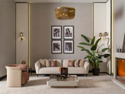 Essenza Stationary Sofa in Cream - 200-GAB-ESS-3