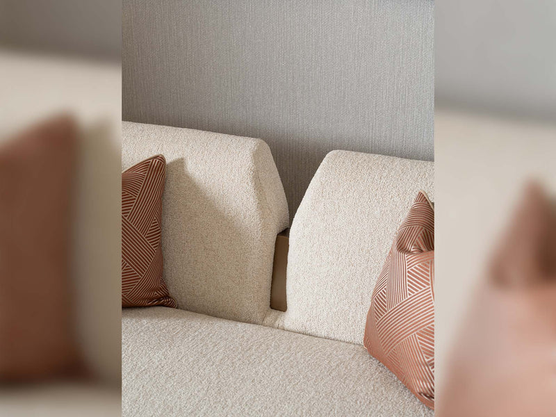 Essenza Stationary Sofa in Cream - 200-GAB-ESS-3