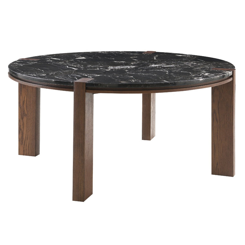 Estella Round Dining Table w/Marble Top - DN06880