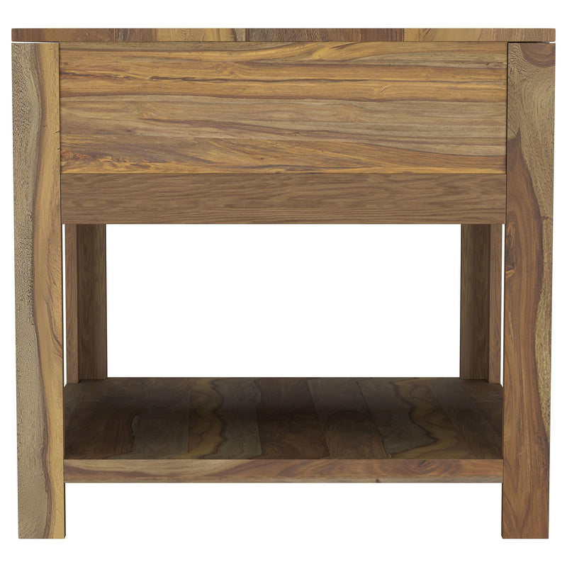 Esther 3-Piece Solid Sheesham Coffee and End Table Set Natural - 723888-S3