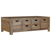 Esther 3-Piece Solid Sheesham Coffee and End Table Set Natural - 723888-S3