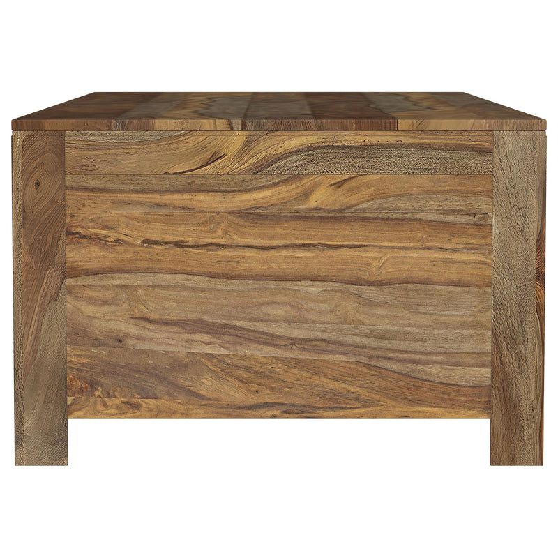 Esther 3-Piece Solid Sheesham Coffee and End Table Set Natural - 723888-S3
