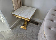 ET2003C 20X20X21 STAINLESS STEEL END  TABLE CHROME - 210000007826