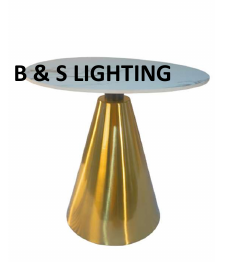 ET2008G 20 X 21 GOLD IRON + CERAMIC COFFEE TABLE - 210000007525