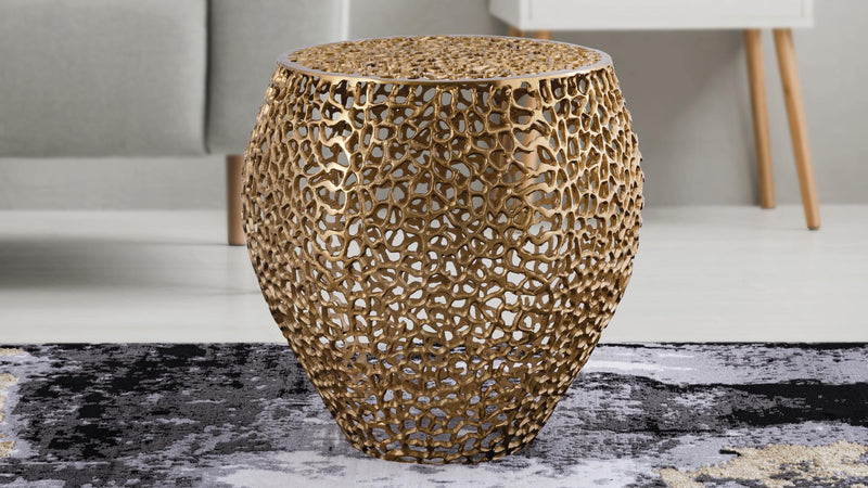 ET3403-18 Side Table Gold - ET3403-18 Side Table Gold