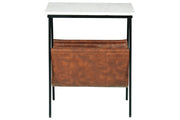 Etanbury Brown/Black/White Accent Table - Lara FurnitureTable