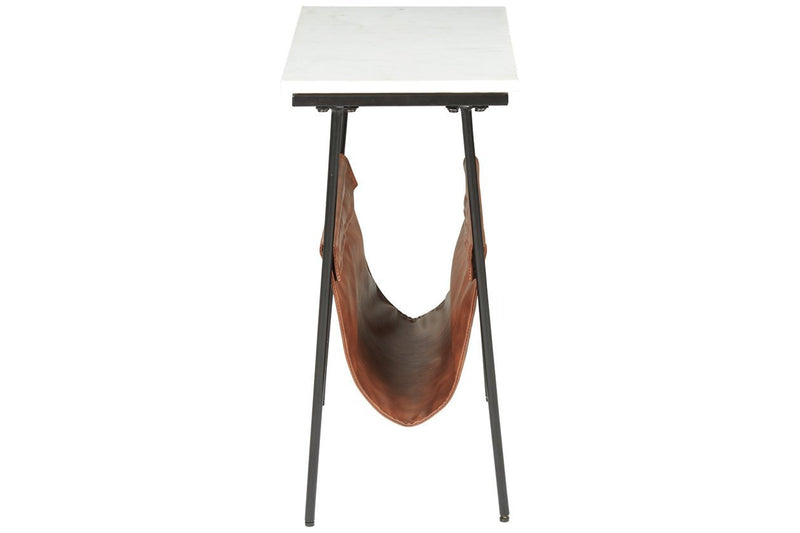 Etanbury Brown/Black/White Accent Table - Lara FurnitureTable