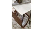 Etanbury Brown/Black/White Accent Table - Lara FurnitureTable