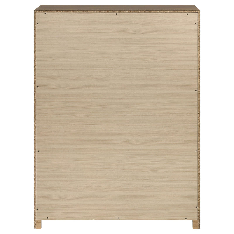 Etienne 5-drawer Bedroom Chest of Drawers Walnut - 225125