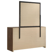 Etienne 6-drawer Dresser with Mirror Walnut - 225123M