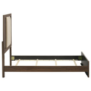 Etienne Twin Velvet Upholstered Panel Bed Walnut - 225121T