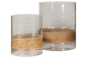 Eudocia Clear Candle Holder (Set of 2) - Lara FurnitureOther Products