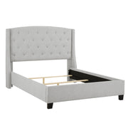 Eva Dove Gray Queen Upholstered Bed - Lara FurnitureQueen Bed