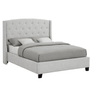 Eva Dove Gray Queen Upholstered Bed - Lara FurnitureQueen Bed