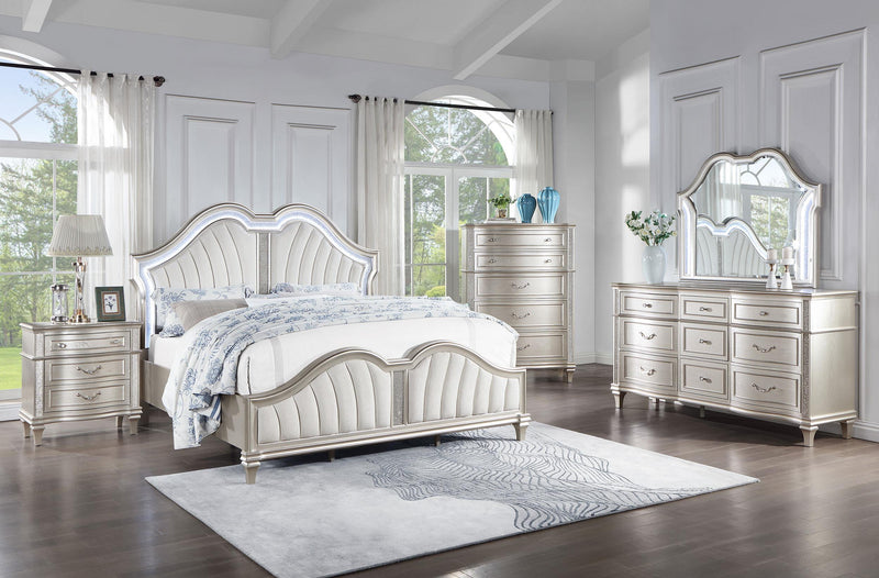 Evangeline 5-piece California King Bedroom Set Silver Oak - 223391KW-S5