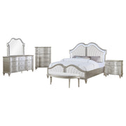 Evangeline 5-piece California King Bedroom Set Silver Oak - 223391KW-S5