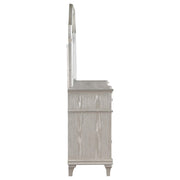 Evangeline 9-drawer Dresser with Mirror Silver Oak - 223393M