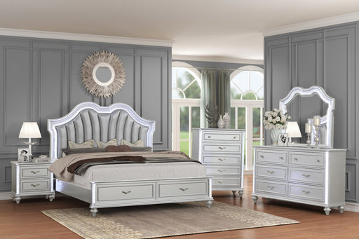 Evangeline Silver King 5 Piece - VNGLN-SLVR-K-5PC