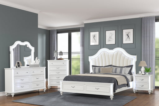 Evangeline White Queen 4 Piece - EVANGELINE-WT-Q-4PC