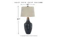 Evania Indigo Table Lamp - Gate FurnitureTable Lamp