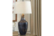 Evania Indigo Table Lamp - Gate FurnitureTable Lamp
