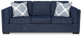 Evansley Navy Living Room Set - Gate FurnitureLiving Room Set