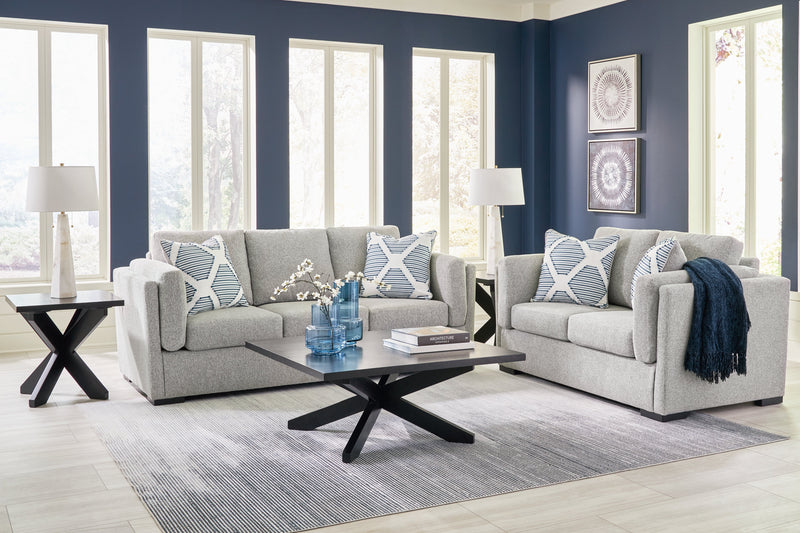 Evansley Pewter Living Room Set - Lara FurnitureLiving Room Set