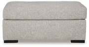 Evansley Pewter Ottoman - 5450314