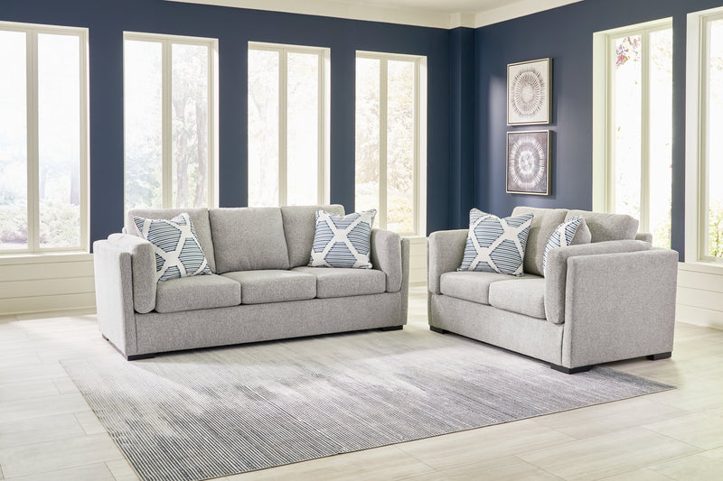Evansley Pewter Living Room Set - Lara FurnitureLiving Room Set