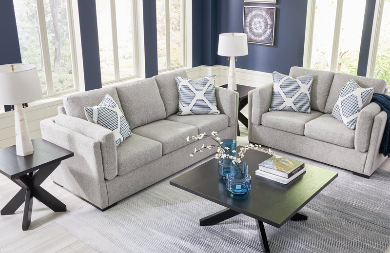 Evansley Pewter Living Room Set - Lara FurnitureLiving Room Set