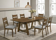 Everly Brown Dining Set - Lara FurnitureDining Room Set